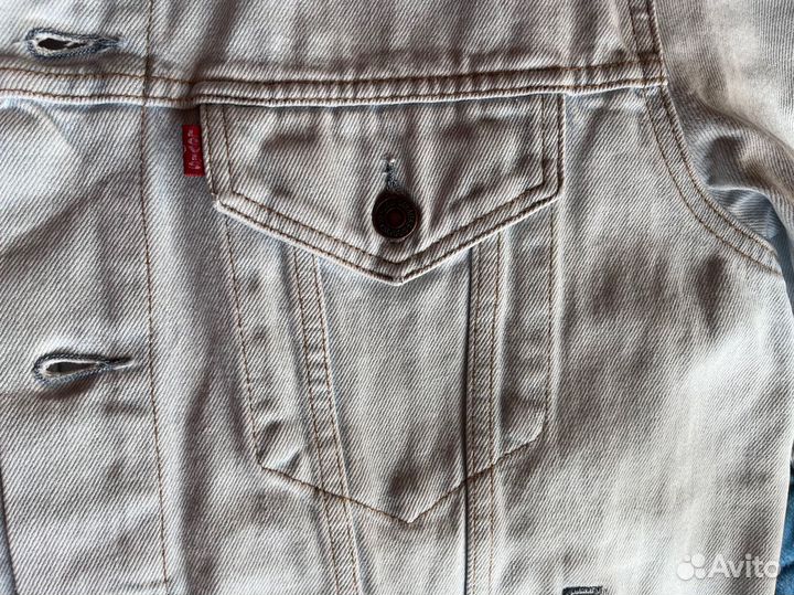 Джинсовая куртка levis винтаж made in Italy