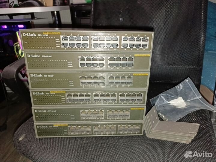 Сетевые коммутаторы D-link des-1016d / des-1024d