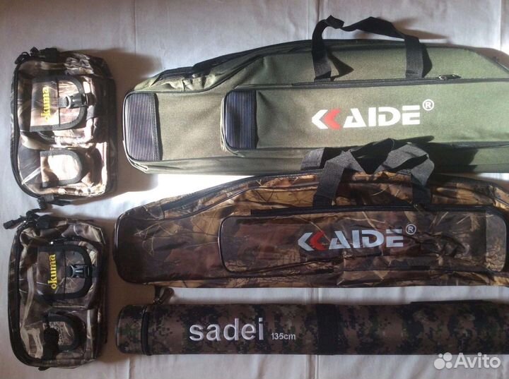 Чехлы тубусы сумки рыболовные