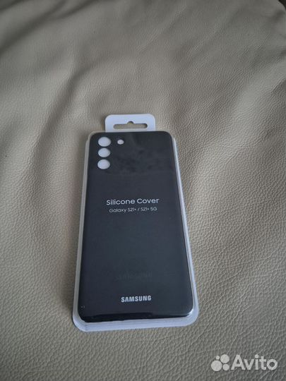 Чехол Samsung Silicone Cover S21+ Черный