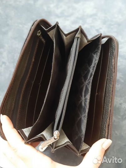 Мужское кожаное портмоне оригинал demanche