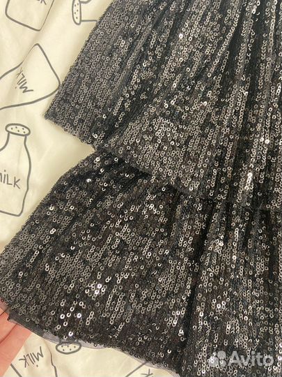 Юбка с пайетками sela