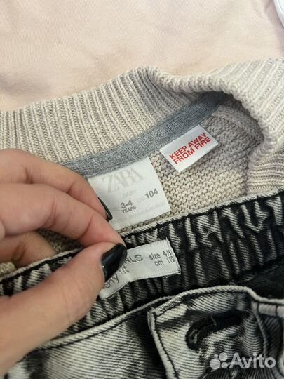 Пакет брендовой одежды вещей для девочки 110 116