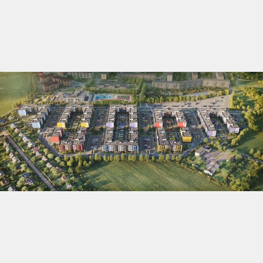 Квартира-студия, 24,7 м², 4/4 эт.