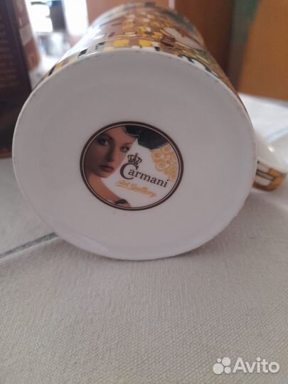 Бокал фарфоровый carmani Густав Климт 