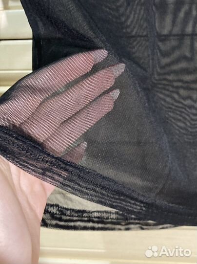 Водолазка в сеточку для девочки