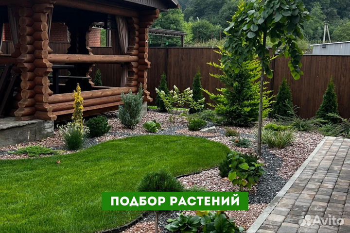 Ландшафтный дизайн планировка