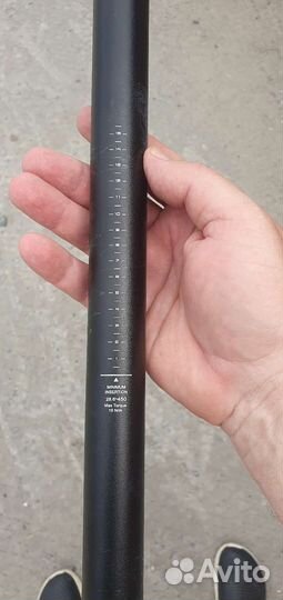 Подседельный штырь 28.6 450