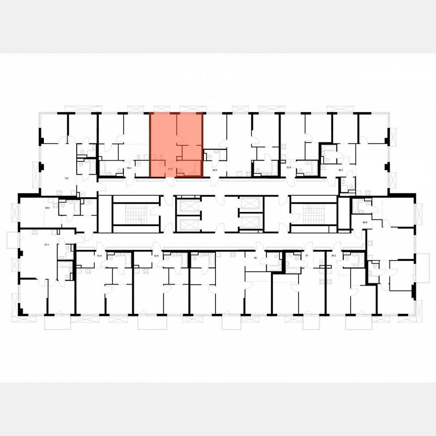 1-к. квартира, 37,9 м², 15/24 эт.