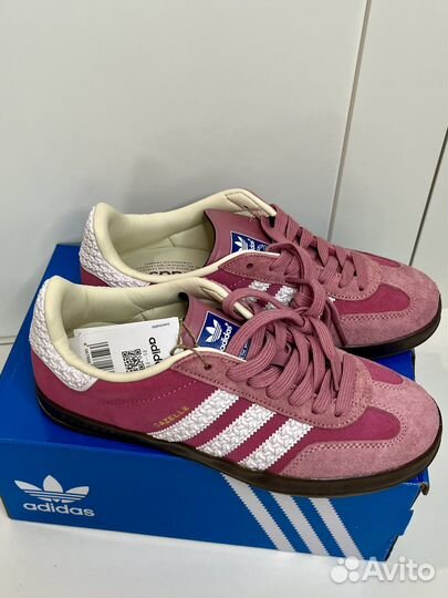 Adidas Gazelle бело-розовые кеды, новые, доставка