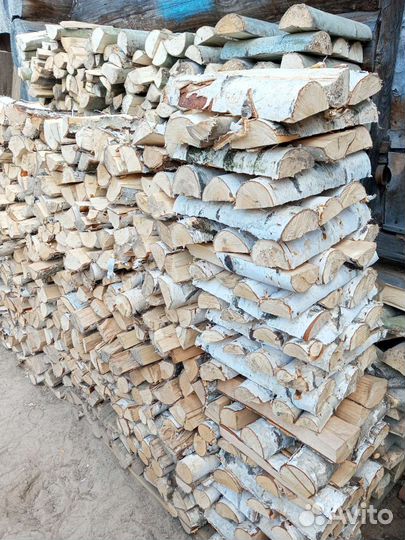 Дрова сухие в мешках (береза или осина.)