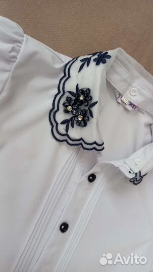 Школьная блузка (р-р 116) 6-7 лет