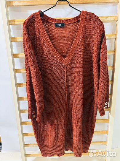 Платье вязаное женское