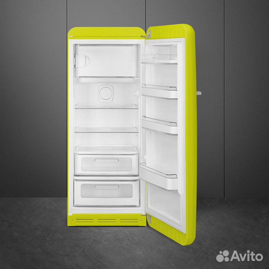 Холодильник smeg FAB28RLI5 Цвет лайм