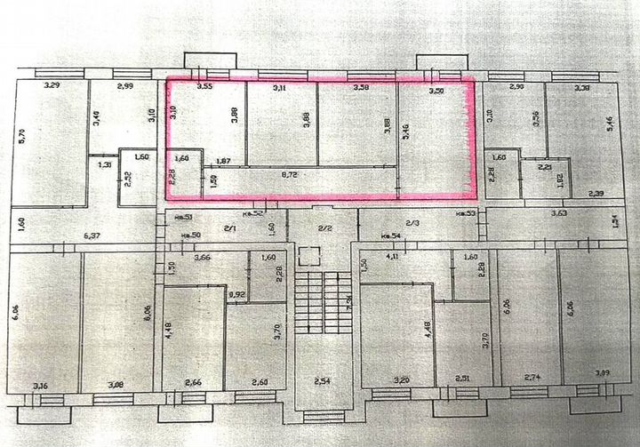 3-к. квартира, 74,4 м², 5/5 эт.