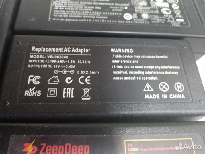 Блоки питания бу рабочие для Асус, Днс, Тошиба 5.5