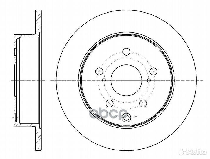 Диск тормозной G-brake GR-01693 424310R010,42