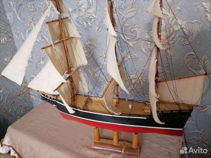 Самодельная модель парусного коробля