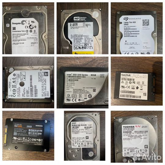 Жесткие диски hdd ssd