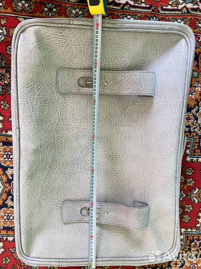 Винтажный ретро чемодан большой СССР кожа