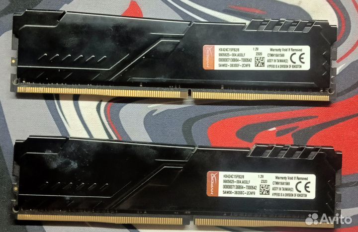 Оперативка ddr4 16gb 2666 2x8