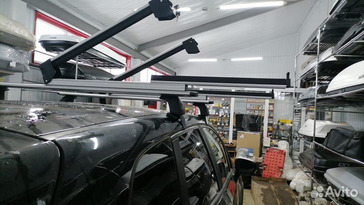 Багажник для 6 пар лыж или 4 сноуборда Выдвижной