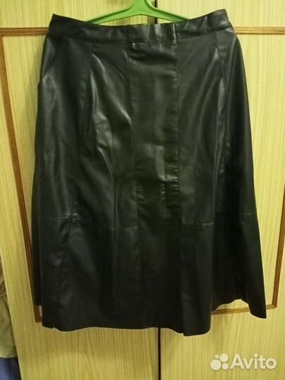 Кожаная юбка