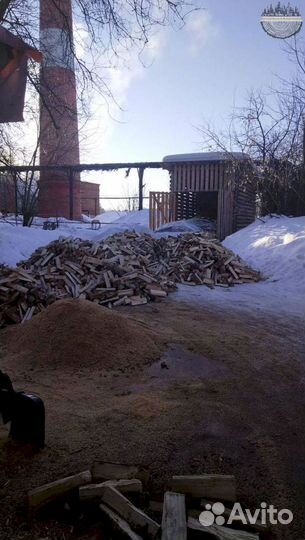 Дрова березовые колотые