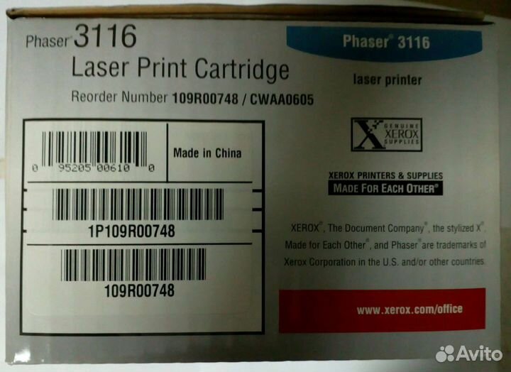 Картридж для Xerox Phaser 3116 (109R00748)