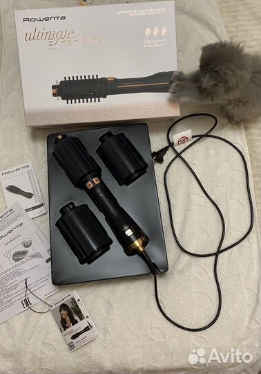 Фен щетка rowenta