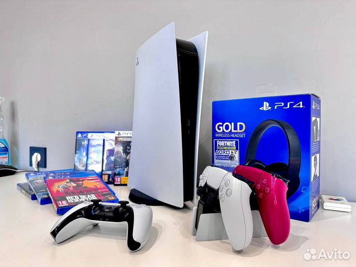 Sony playstation ps 5 ps5 c 700 играми и доставкой