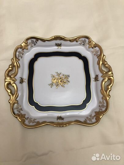 Фарфоровые блюда германия Веймар Анна Амалия