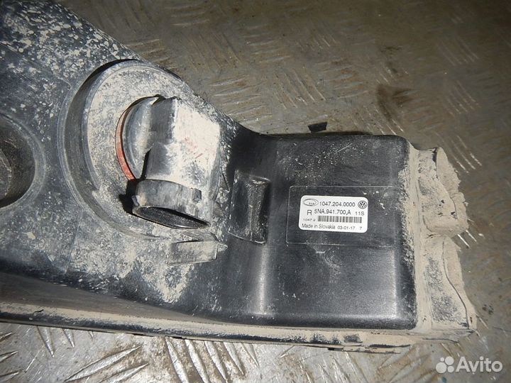 Фара противотуманная правая, Volkswagen (Фольксваг