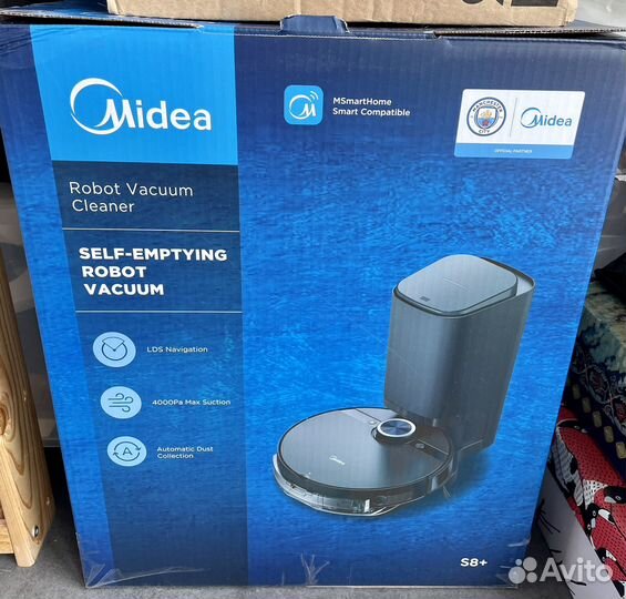 Робот пылесос midea s8+