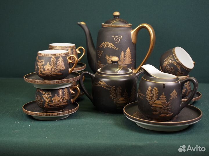 Сервиз кофейный фарфоровый. Япония