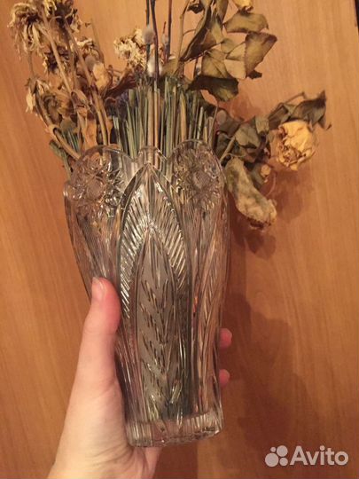 Ваза как новая ретро хрусталь винтаж винтажная ссс