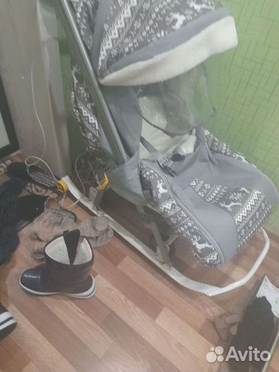 Коляска санки