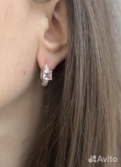 Серьги конго Graff стиль