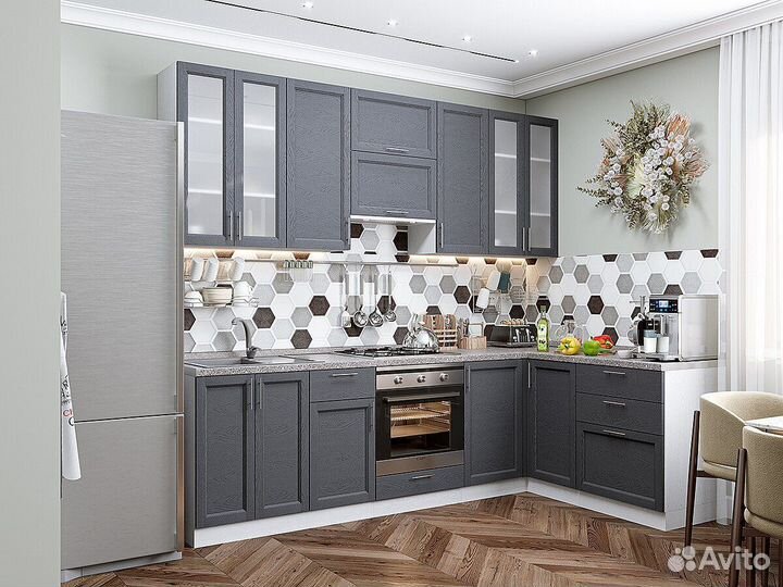 Кухня угловая Стокгольм-06