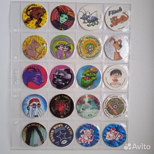 Фишки сотки кэпсы разные