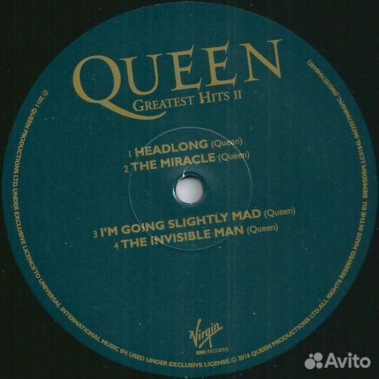 Queen Greatest Hits II (2Винил)