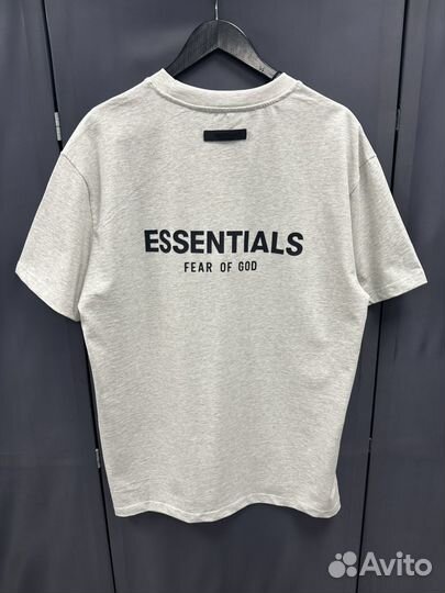 Футболка essentials fear of god oversize (новинка)