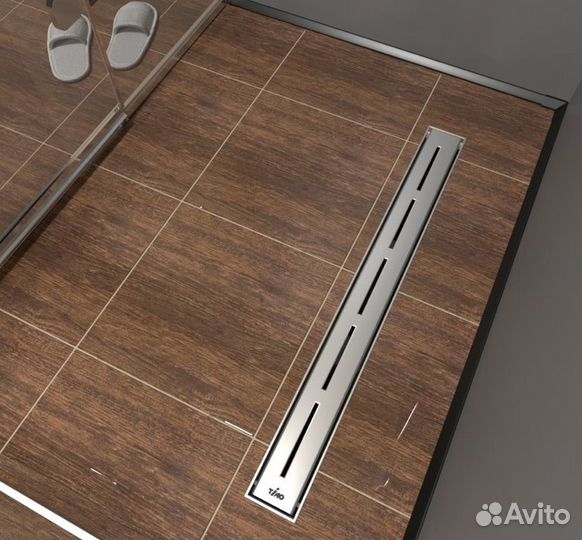 Душевой лоток timo SP10-700, с порогами