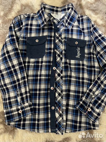 Рубашка детская для мальчиков