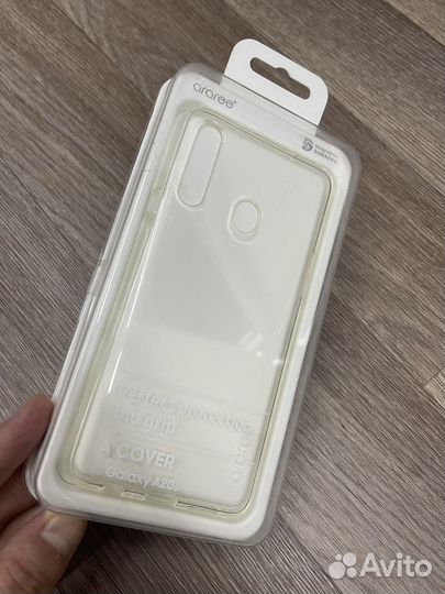 Чехол samsung galaxy A20s новый прозрачный