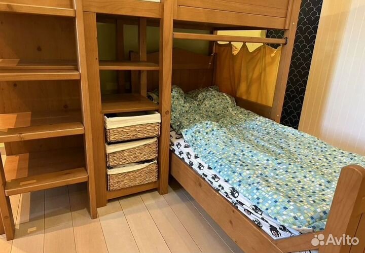 Двухъярусная кровать домик 90 на 200