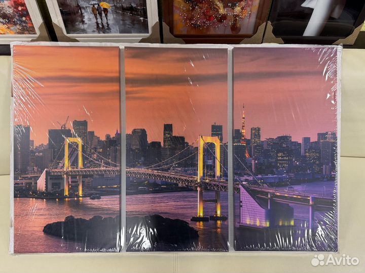 Модульная картина из трех частей