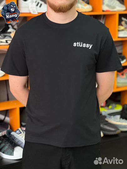 Футболка Stussy Popsicle Tee, черная