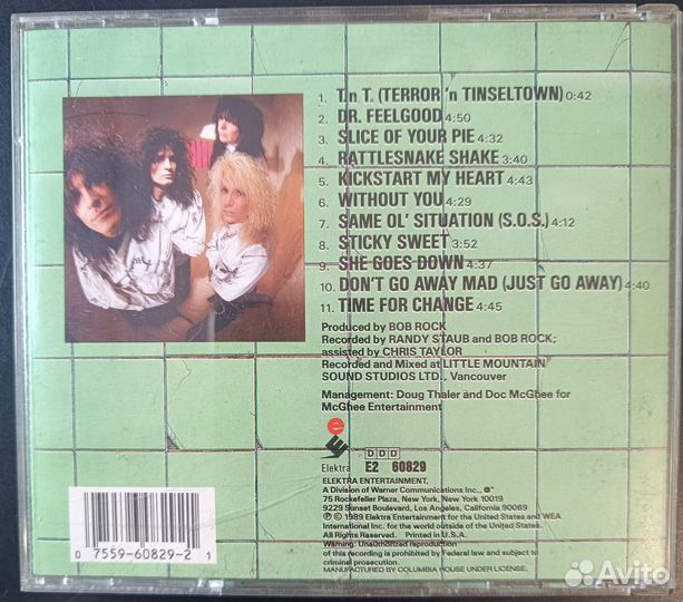 CD Motley Crue - Dr. Feelgood (1989)