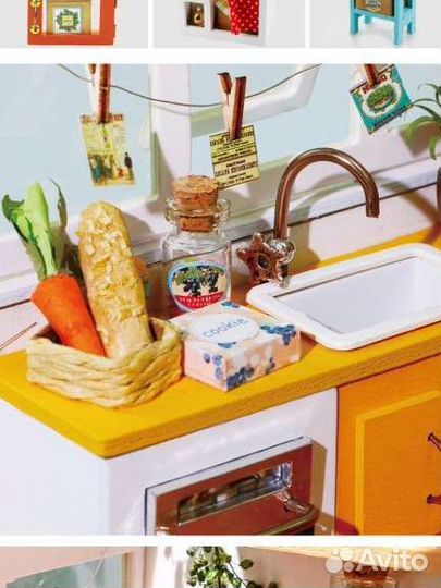 Румбокс кухня Diy House/Конструктор с подсветкой